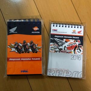 レプソル ホンダ メモ帳2冊 REPSOL MotoGP