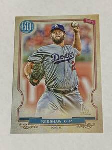 CLAYTON KERSHAW 2020 TOPPS GYPSY QUEEN #21 DODGERS 即決