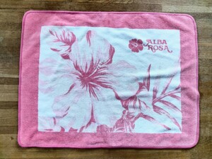  Alba Rosa real hibiscus bath mat ALBA ROSA