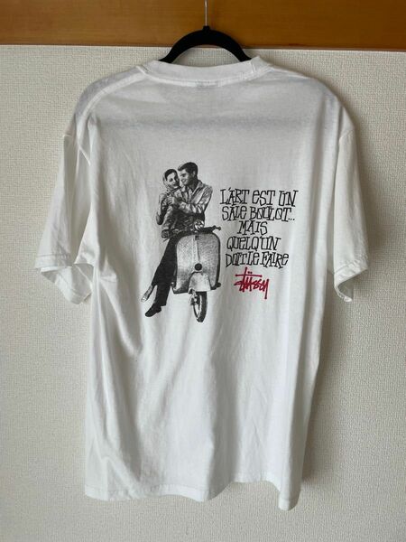 old stussy ローマの休日Vespa (Roman Holiday )黒タグ