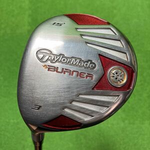 AF-085 TaylorMade テーラーメイド BURNER レフティ 左利き用 フェアウェイウッド#3 15° オリジナルシャフト カーボン FlexR 全国送料無料