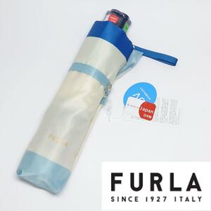 【新品タグ付き】フルラ 晴雨兼用折りたたみ日傘 55cm