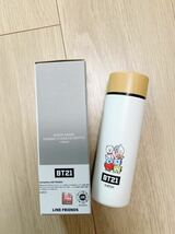 BTS BT21 サーモス ステンレス マグ ボトル 130ml 水筒 タンブラー 新品 バンタン 防弾少年団 LINEフレンズ スタディオクリップ 保温 保冷_画像2