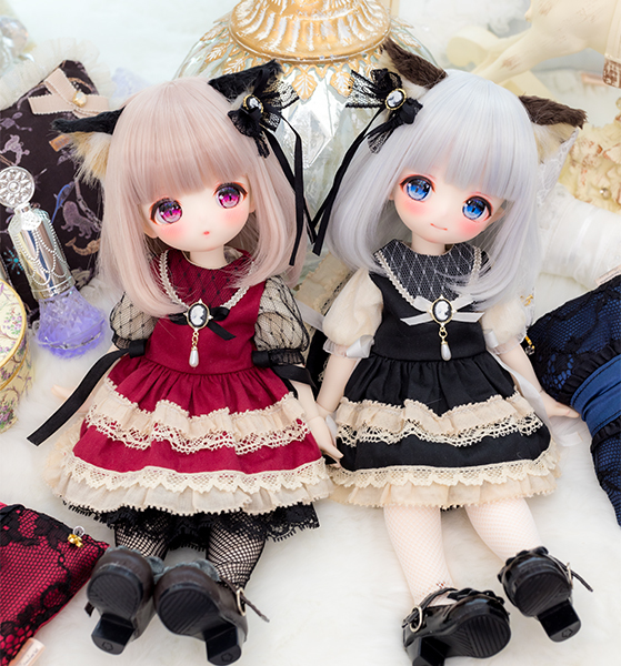 ロンシュカ BabyKumako LALA カスタムヘッド デカールアイ+ウィッグ