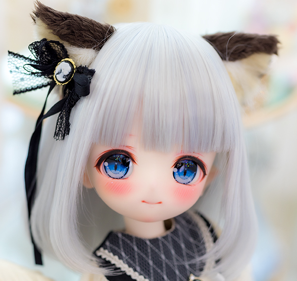 ロンシュカ BabyKumako LALA カスタムヘッド デカールアイ+ウィッグ