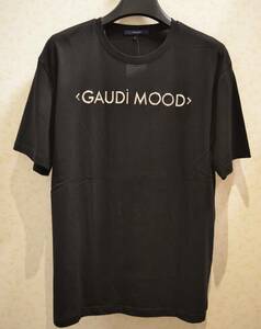 新品未使用　タグ付き 　男性 メンズ 　丸首半袖Tシャツ　GAUDI　ガウディ　クルーネック半袖Tシャツ　50(LL)サイズ　送料無料 