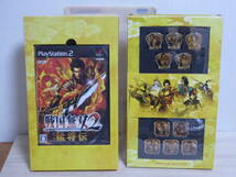 [m11150y g] PS2 戦国無双２ 猛将伝 トレジャーボックス 戦国無双キャラクターピンズ32個　Treasure Box_画像6