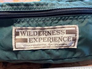 WILDERNESS EXPERIENCE ウィルダネスエクスペリエンス　旧タグ　ビンテージ　ウエストバッグ