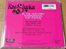 RAVI SHANKAR AT THE MONTEREY INTERNATIONAL POP FESTIVAL S21 56848 ONE WAY RECORDS ラヴィ・シャンカール シタール_画像2