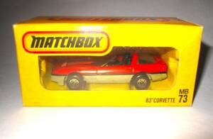 ■マッチボックス MATCHBOX No.MB73 1983 シボレー コルベット マカオ製 昭和レトロ,80年代,当時物