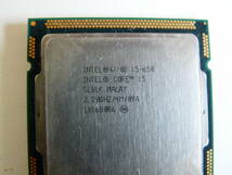 インテル/INTEL CORE i5-650 3.20GHz/4M/09A SLBLK MALAY USED_画像2