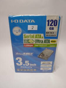 ★2. I-O DATA 3.5インチデスクトップ用 120GB SATA/UATA両対応 7200rpm内蔵ハードディスク　型式:HDI-S120A7P 引越しソフト付属