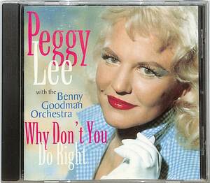 【輸入盤】CD■Peggy Lee ペギー・リー■Why Don't You Do Right■309542