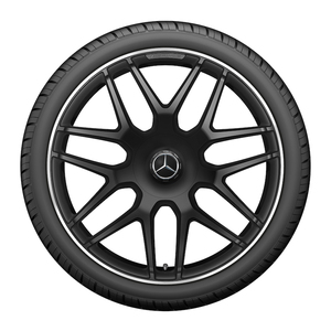 W463A W464 G Class gelaende G63 G550 G400d G350d оригинальный AMG 22 дюймовый кованый 7 twin Cross спица матовый черный / высокий scene обод 