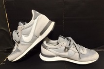 z10960:NIKE（ナイキ）INTERNATIONALIST インターナショナリスト スニーカー（629684-015）灰/23.5cm_画像6