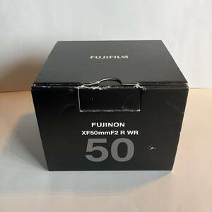 FUJIFILM FUJINON XF50mmF2 R WR 箱のみ 元箱 BOX レンズなし