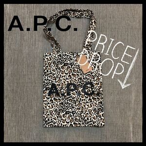 A.P.C トートバッグ　レオパード　ヒョウ柄