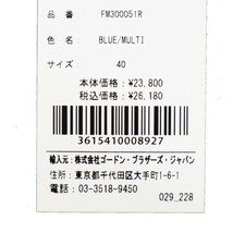 ＊80%OFF新品 ファソナブル ボタンダウン シャツ ストライプ 定価26,180円(税込) サイズ44-45(大きめ3L) MSH17623L_画像10