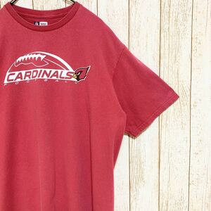 NFL Arizona Cardinals アリゾナ・カーディナルス プリント Tシャツ L USA古着 アメリカ古着