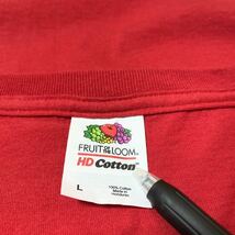 FRUIT OF THE LOOM フルーツ オブ ザ ルーム University of Alabama アラバマ大学 カレッジ プリント Tシャツ L USA古着 アメリカ古着_画像4