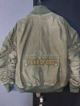 fear of god ready made jessy jacket size1 MA-1 フィアオブゴッド レディメイド 世界限定40着_画像2