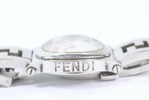 FENDI フェンディ 6100L クォーツ レディース 腕時計 ホワイト×シェル文字盤 4152-N_画像3