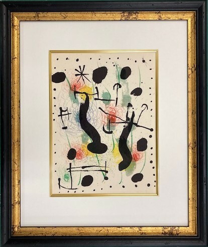 【特価】　≪　　ミロ　　≫　　 オリジナルリトグラフ【石版画】　 　 1966年 Ⅱ GRAVURES MAEGHT EDITEUR