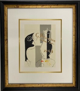 【特価】　≪　　ジョルジュ ブラック　　≫　　リトグラフ【石版画】 　 FRONTISPICE 　 1963年 　GEORGES BRAQUE