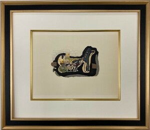 【特価】　≪　　ジョルジュ ブラック　　≫　　リトグラフ【石版画】 　 GELINOTTE 　 1963年 　GEORGES BRAQUE