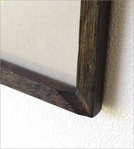 フォトフレーム A4 壁掛け おしゃれ 木製 シンプル ナチュラル 木枠 縦向き 横向き チーク古材フレーム A4_画像3