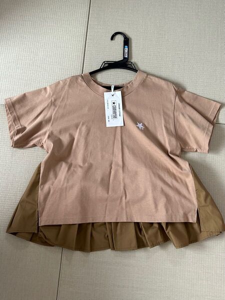 【試着のみ★タグ付】期間限定値下げ コンバーストウキョウ バックギャザードッキングTシャツ