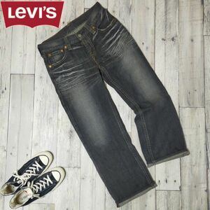 07年 ☆Levis リーバイス☆NE503-0003 USED加工 ブラック デニム パンツ W33 S769