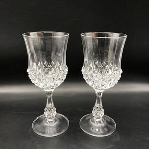 bohe mia France te. Ran company manufactured wine glass 2 piece set 24% LEAD CRYSTAL crystal daruk Gold label cocktail glass W20-6