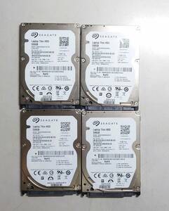 KN3808 【中古品】 Seagate ST500LM021 HDD 4個セット