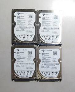 KN3804 【中古品】 Seagate ST500LM021 HDD 4個セット