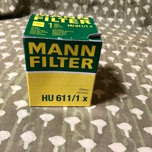 オペル　OPEL　オイルフィルター　HU611/1X　MANN-FILTER