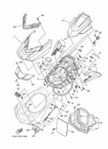 YAMAHA FXSVHO'18 OEM section (ENGINE-HATCH-2) parts Used [Y9304-24]_画像3