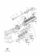 YAMAHA VXCruiser'08 OEM section (INTAKE-2) parts Used [Y3583-21]_画像3