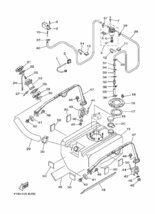 YAMAHA FX140'03 OEM section (FUEL-TANK) parts Used [Y6189-20]_画像3