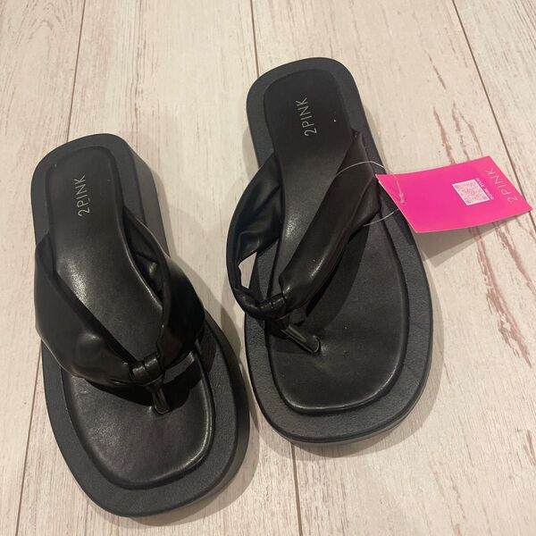 2ピンク サンダル 新品