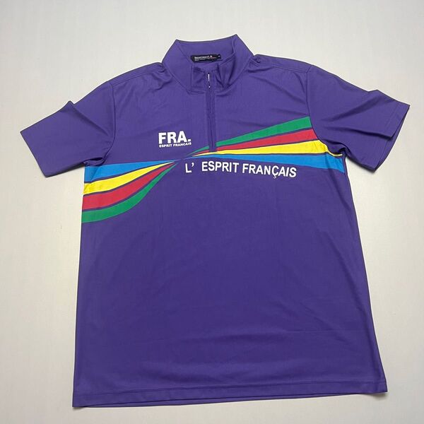 値引 le coq sportifルコックスポルティフ 半袖ゴルフ メンズXL【美品】 ハーフジップ