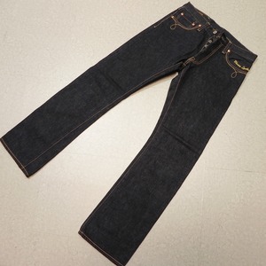 j89* темно синий сделано в Японии VANSON Vanson 507 cell bichi Denim брюки 30 джинсы ji- хлеб *