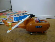 @当時物 日本製 ヘリコプター レトロ玩具 スーパーブライトコプター SUPER BRITE COPTER 全長約40cm ジャンク_画像7