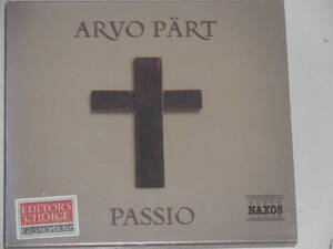  CD１枚　　アルヴォ・ペルト　　PASSIO（St John Passion）