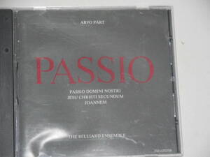  CD１枚　　アルヴォ・ペルト　ヨハネ受難曲　ポール・ヒリアー