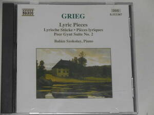 【CD1枚】 GRIEG　Lyric　Pieces　Peer　Gynt　Suite　No.2　Balazs Szokoiay（ｐ）