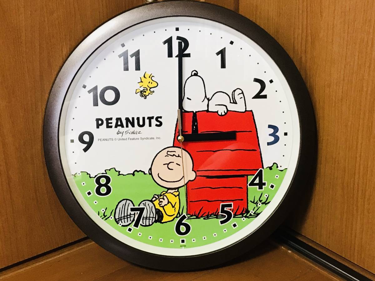 Yahoo!オークション -「snoopy スヌーピー 時計」(掛時計、柱時計