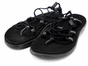 Teva テバ Voya Infinity ボヤ インフィニティ― スポーツ サンダル size7（24ｃｍ）/黒ｘグレー ■◆ ☆ dfa2 レディース