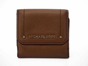 ネコポスOK MICHAEL KORS マイケルコース 財布 茶 ■■ ☆ dfc0 レディース