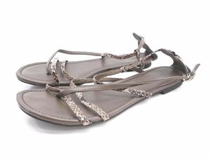 JEANASIS Jeanasis strap sandals sizeL(24.5cm)/ gray #* * dfa2 lady's 